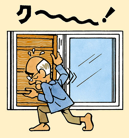 台風シーズンの前に ！ 開かずの窓・開かずの雨戸の悩みを解決