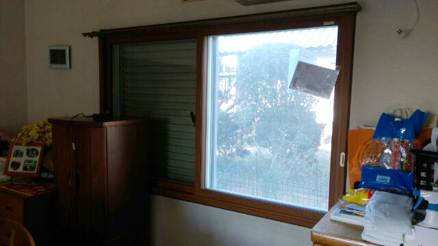 北側に面する窓の内窓リフォーム